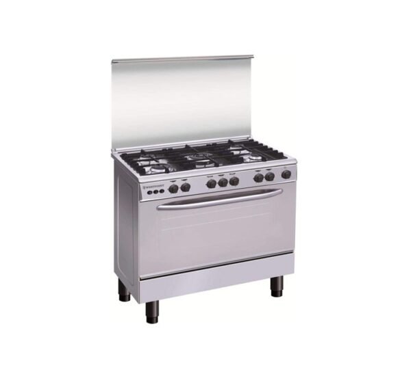 Westpoint 90x60 cm 5 Burners Gas Cooker With Auto Ignition, Cast Iron-WCN6950GGHITCIS | 1 Year Warranty