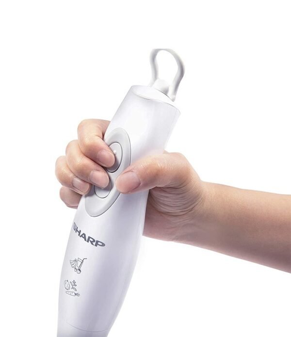 Sharp Hand Blender 2 Speed 250/500W with 600ml White Model-EM-HJ11-W3 | 1 Year Warranty. - Image 2