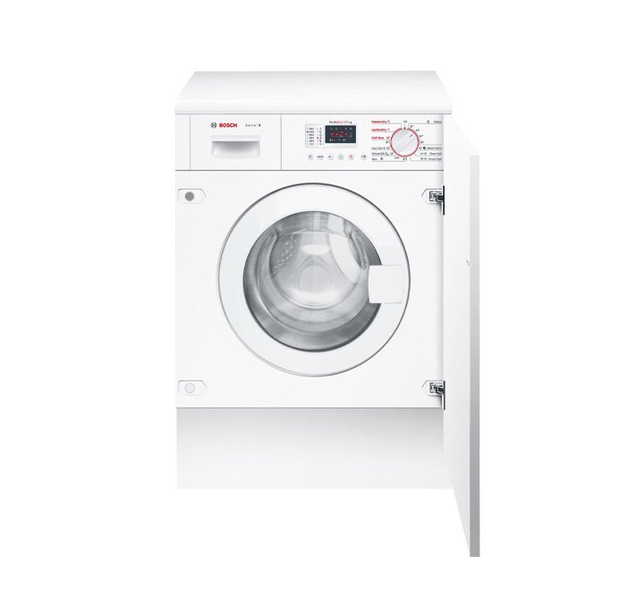 Bosch Serie 4 | 7 KG Built-In Washer Dryer White Model-WKD28351GC | 1 Year Brand Warranty.