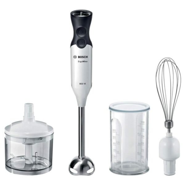 Bosch 800W Hand Blender ErgoMixx Anthracite White Model-MS6CA4150 | 1 Year Brand Warranty.