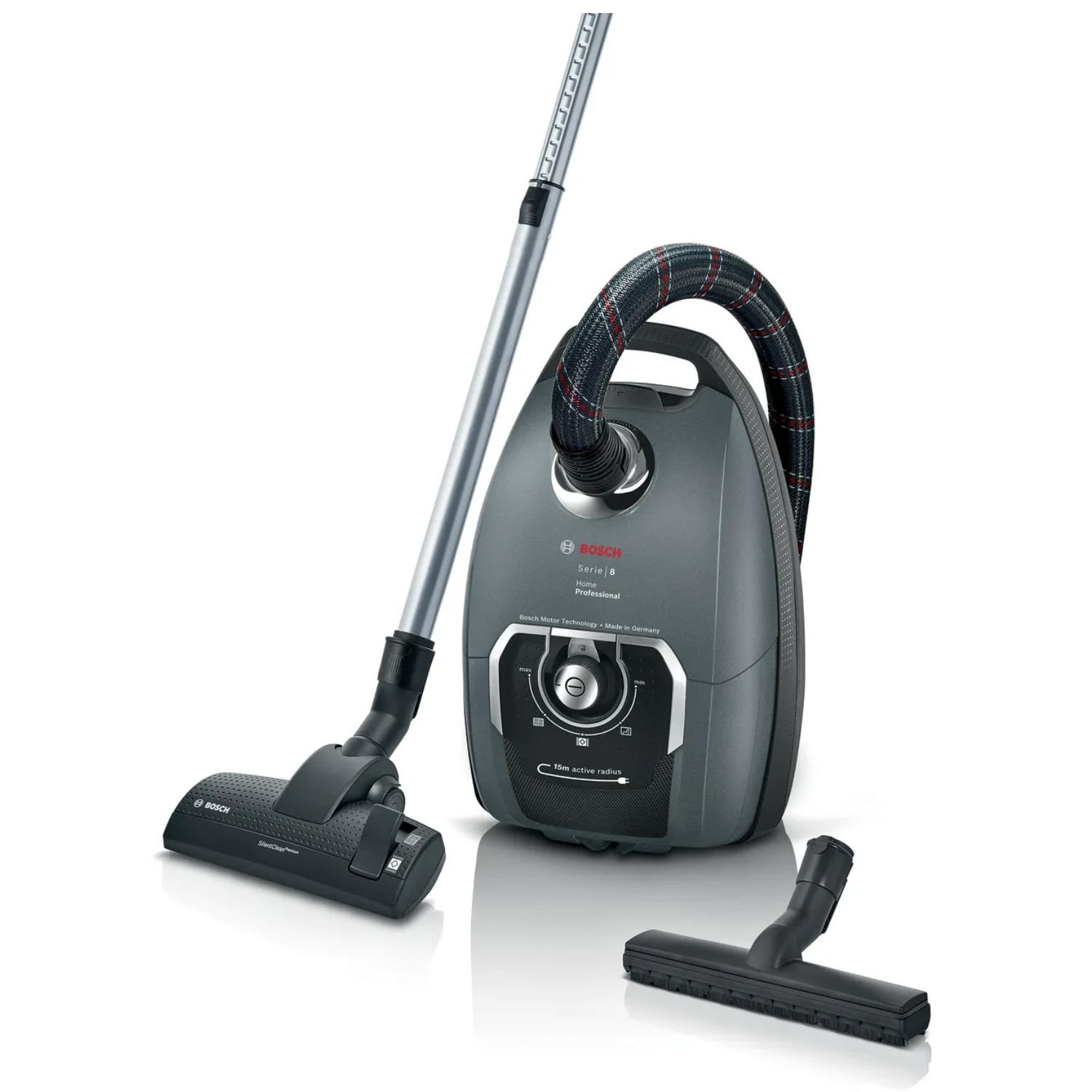 Bosch Series 8 Bagged Vacuum Cleaner Home Professional Black Model-BGL8PRO5 | 1 Year Brand 10 Years Motor Warranty.