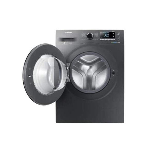 Samsung Washing Machine with ecobubble 9kg Front Load Silver Model- WW90J5456FX/EU - Image 2