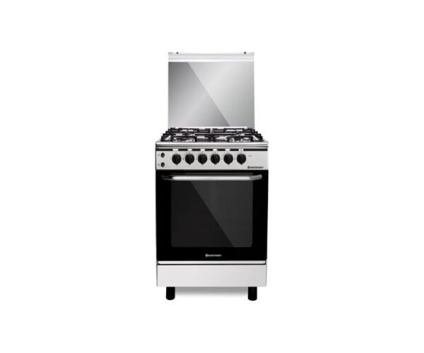 Westpoint 4 Gas Burner Stainless Steel Freestanding Cooking Range Gas Oven Model-WCA-555TLX | 1 Year Warranty