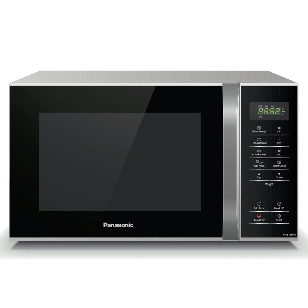 Panasonic 25 Litres Microwave Oven Color Black Model-NNST34HM | 1 Year Warranty.