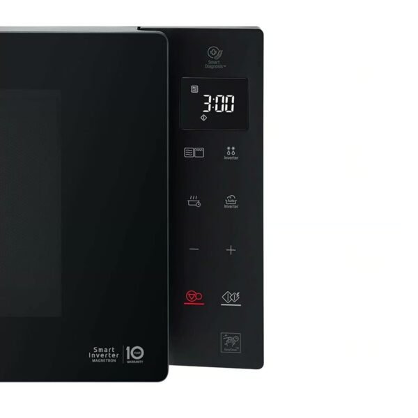 LG Microwave Oven With Grill 25 Liter Smart Inverter 1700W Black Model MH6535GIS | 1 Year Warranty - Image 3