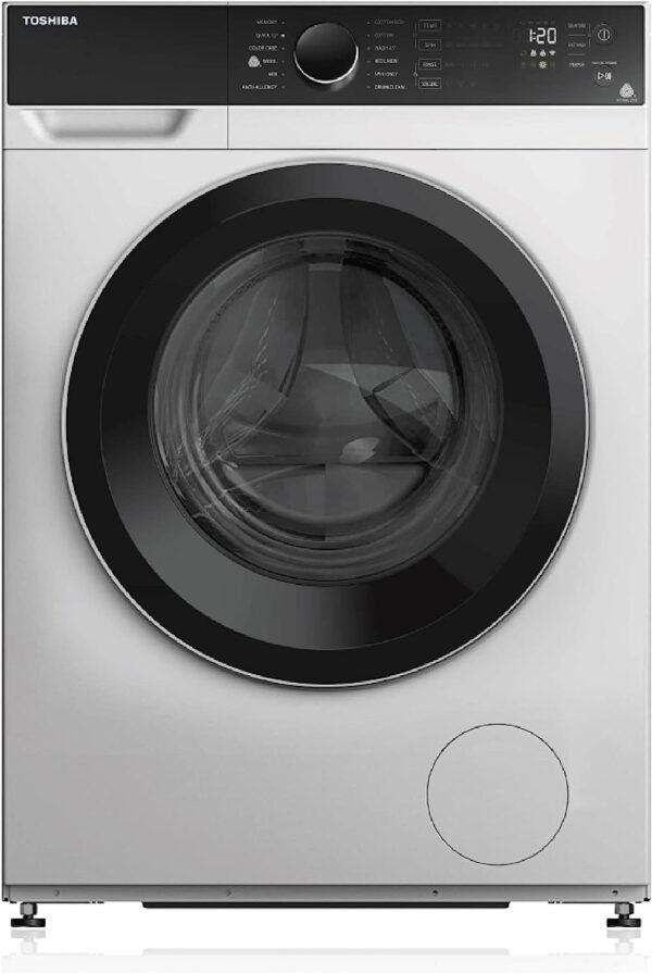 Toshiba 10 Kg Washer 7 Kg Dryer Front Load Washer Dryer 12 Programs 1400 RPM White Model- TWD-BJ110M4A(WK) - Image 4