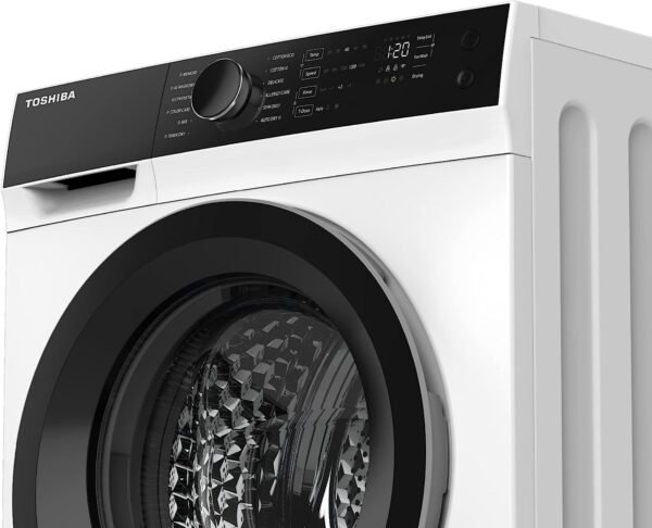 Toshiba 10 Kg Washer 7 Kg Dryer Front Load Washer Dryer 12 Programs 1400 RPM White Model- TWD-BJ110M4A(WK) - Image 2