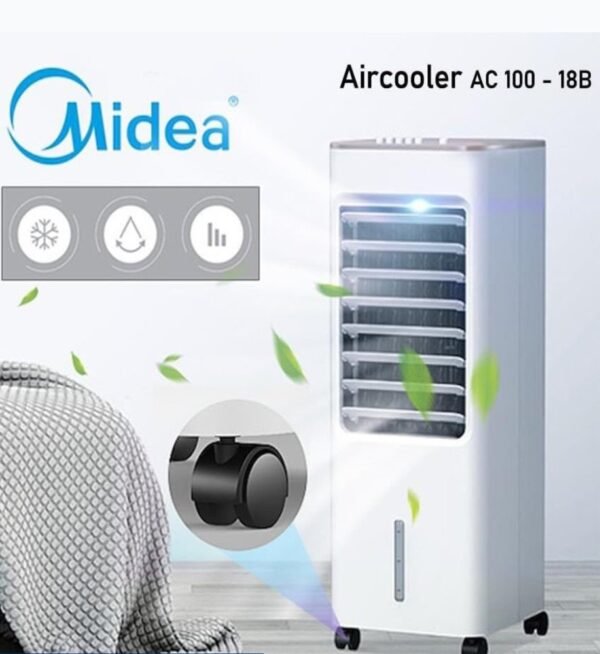 Midea 4.8 Liter Air Cooler Water Tank White Model  AC100-18B | 1 Year Full Warranty. - Image 2