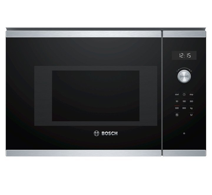 Bosch 20 Litres Built In Microwave Color Black Model-BFL524MS0M | 1 Year Brand Warranty.