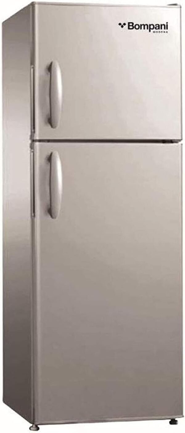 Bompani 180 Liters Top Mount Double Door Refrigerator, Silver Model - BRF180S - Image 2