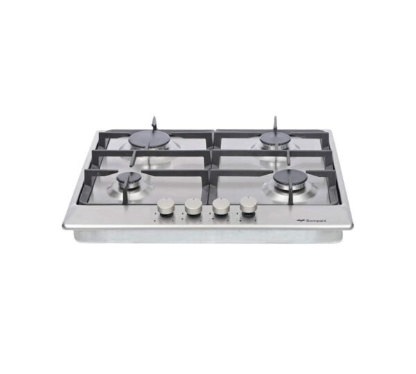 Bompani (60 x 60) cm 4 Gas Burners With Built-In-Hob, Stainless Steel Model - BO213LF - Image 2