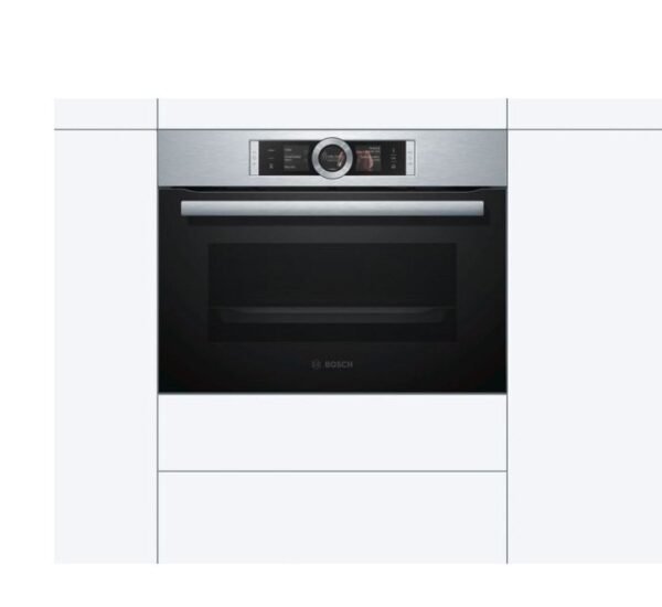 Bosch Serie 8 | Built-in compact steam oven Stainless Steel Black Model-CSG656BS1B | 1 Year Brand Warranty. - Image 3