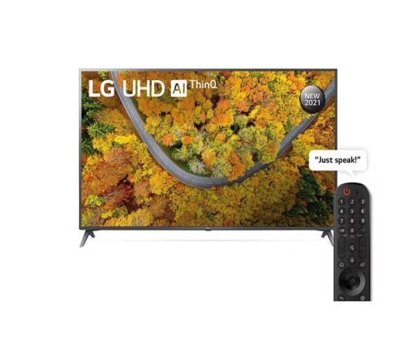 LG 50 Inch TV WebOS Smart With ThinQ AI 4K Active HDR (UP75 Series) Black Model-50UP7550PVG