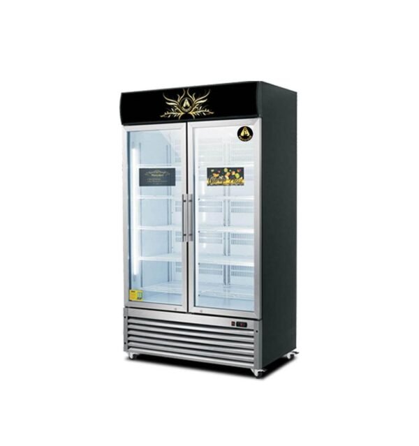 Emelcold 1230 Liters 2 Door Showcase Chiller Model- ME-D12SS | 1 Year Full 5 Years Compressor Warranty