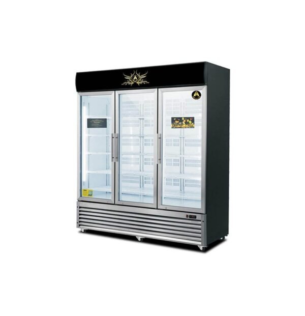 Emelcold 1590 Liters 3 Door Showcase Chiller Model- ME-T16SS | 1 Year Full 5 Years Compressor Warranty