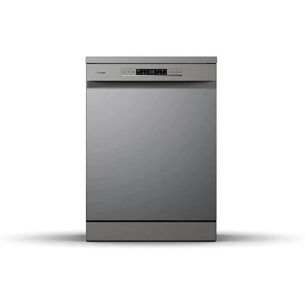 Hisense 13 Place Dishwasher Free Standing Silver Model HS622E90G - Image 2