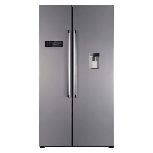 Bompani 620 Litres Side By Side Refrigerator, Grey Model - BR-620WD - Image 3