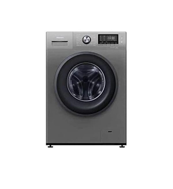 Hisense 8 Kg Front Load Washing Machine 1400 RPM Free Standing Silver Model WFKV8014T