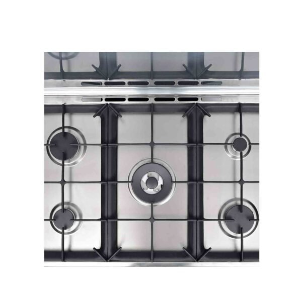 Bompani Gas Cooker 5 Gas Burners 90x60 Cm With Oven And Grill Silver Model-90GG5TCIX - Image 4