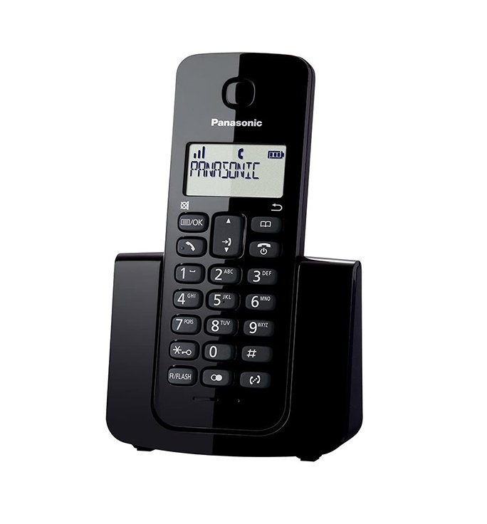 Panasonic Cordless Phone Color Black  Model-KX-TGB110 | 1 Year Warranty