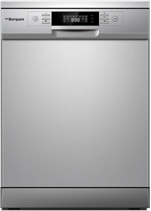 Bompani Free Standing Dish Washer 15 Place Settings, Stainless Steel Model-BO5021ST