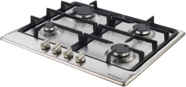 Bompani 60X60cm Built In Gas HOB 4 Burners, Silver Model - BO213LF - Image 2