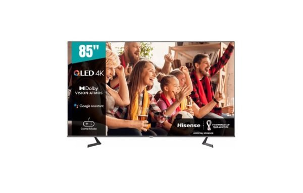 Hisense 85 Inch TV QLED 4K Smart TV With Quantum Dot Black Color Model 85A7HQ