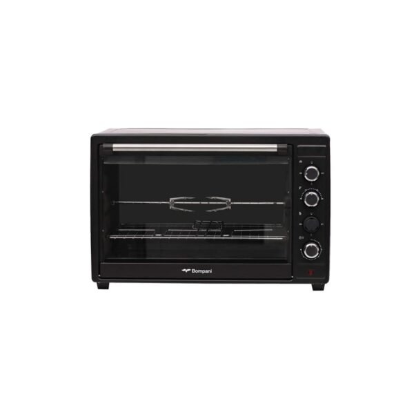 Bompani 80 Liters Electric Oven With Rotisserie And Convection Fan, Black Model - BEO80 - 1 Year Warranty