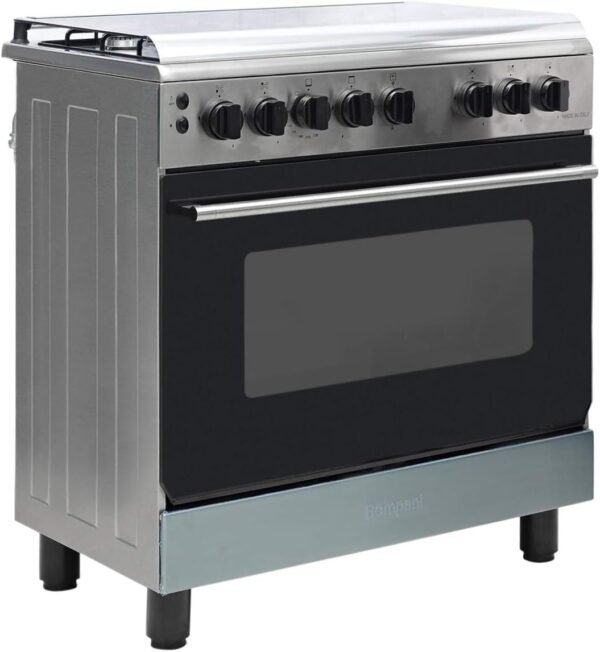 Bompani 5 Gas Burners With Oven And Grill, Stainless Steel Model - ESSENTIAL80GG5TCIX - Image 2