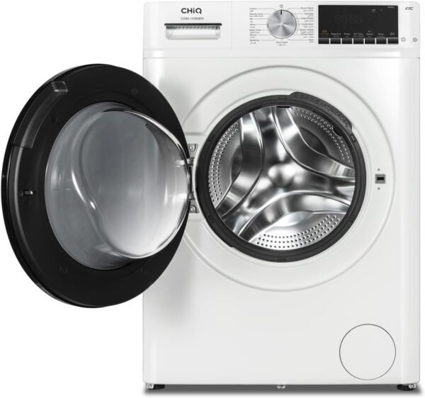 CHiQ 8 Kg Front Load Washing Machine, White Model - CG80-14586BW | 1 Year Warranty - Image 3