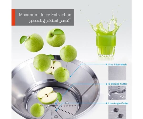 Panasonic Juicer 800 W Color Silver/Black Model-MJ-DJ31 | 1 Year Brand Warranty. - Image 6