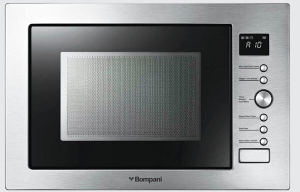 Bompani 34 Liters Built In Microwave With Grill And Conviction Function, Silver Model - B134DGS2