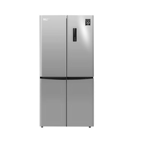 Milton Refrigerator 554 Liter French Door Bottom Freezer Inverter Compressor Silver Model MRF554C | 1Year Full 10Years Compressor Warranty.