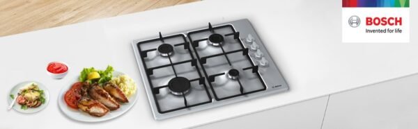 Bompani 60X60cm Built In Gas HOB 4 Burners, Silver Model - BO213MKL - Image 3