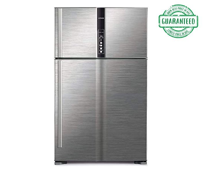 Hitachi 990 Liter Top Mount Refrigerator Brilliant Silver Model RV990PUK1KBSL | 1 Year Full 5 Years Compressor Warranty