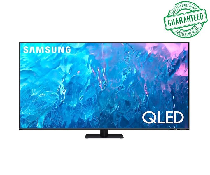 Samsung 75 Inch QLED 4K Smart TV Q70C Series Quantum HDR, Dual LED, Object Tracking, Sound Lite, Q-Symphony, Wifi Black (2023-24) Model – QA75Q70CAUXZN | 1 Year Warranty.