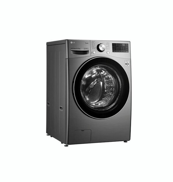 LG Front Load Washer and Dryer 15kg/8 Kg AI DD™ Steam™ ThinQ™ Platinum Silver Color Model-F0L9DGP2S - Image 2