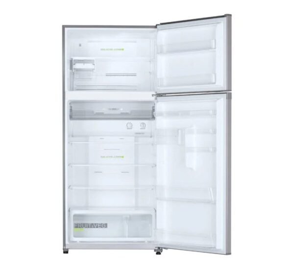 Midea 608 Liters Top Mount Double Door Refrigerator Silver Model HD790FWEN | 1 Year Full 5 Years Compressor Warranty - Image 2