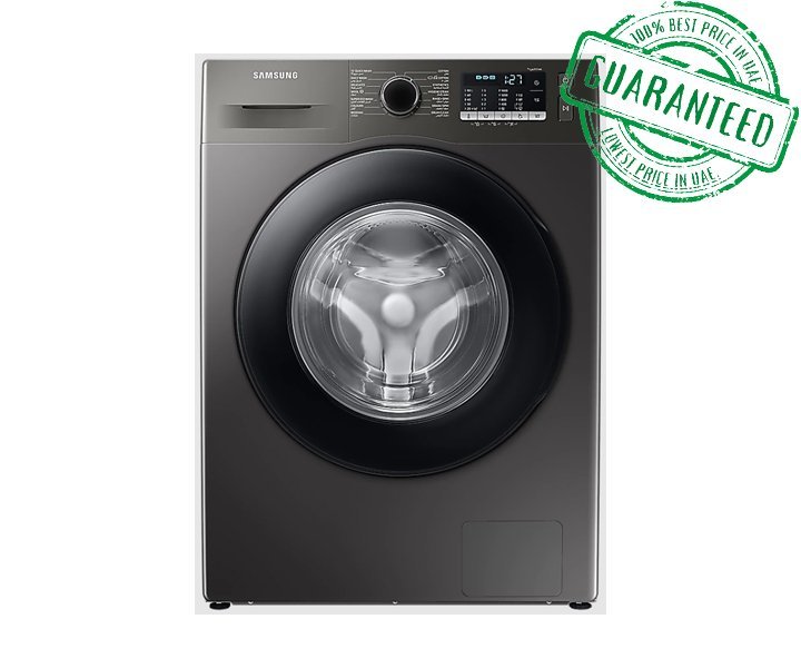 Samsung Washing Machine 8 KG Front Load with Hygiene Steam Inox Model- WW80TA046AX/GU | 1 Year Full Warranty