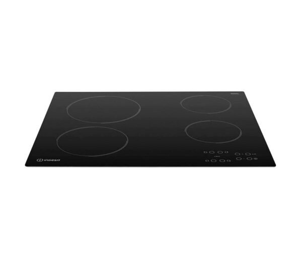 Indesit 60Cm Vitro Ceramic Hob with 4 Cook Zone Black Model ‎AAR-160C | 1 Year Full Warranty - Image 2