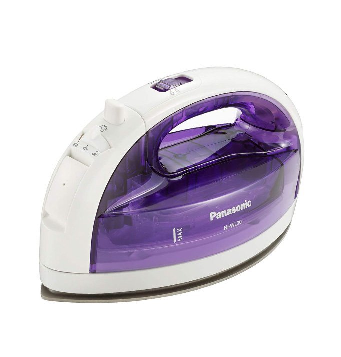 Panasonic Cordless Steam Iron 1550W Color White/Purple Model-NI-WL30VTH | 1 Year Warranty