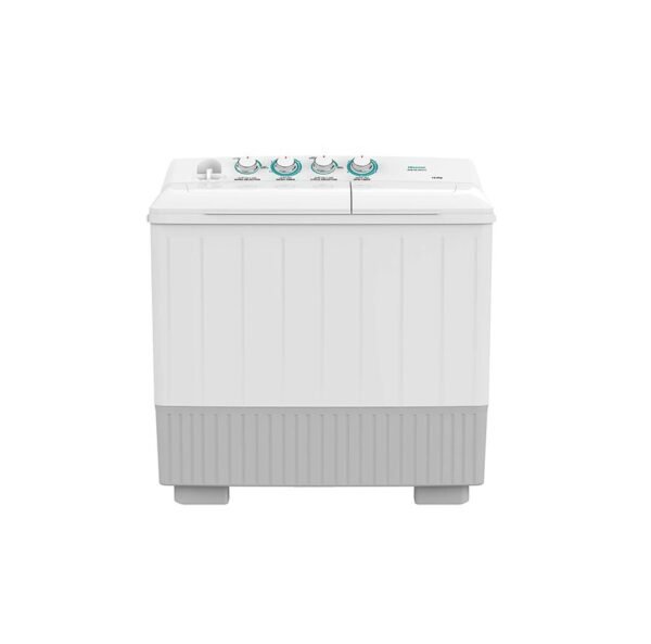 Hisense 14 KG Twin Tub Washing Machine Top Load Semi Automatic White Model XPB140-SXC14