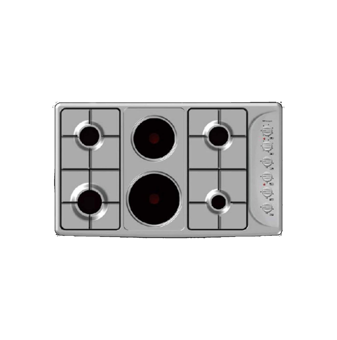 Bompani 90cm Built-In 4 Gas And 2 Electric Hob, Stainless Steel Model – BO293GNL | 1 Year Warranty