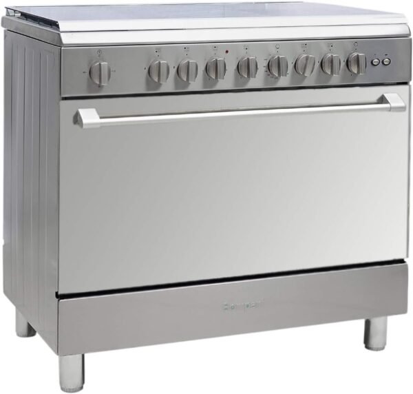 Bompani 90W x 60D (cm) Duel Fuel Gas Electric Cooker, Stainless Steel Model - BO683MH - 1 Year Warranty - Image 4