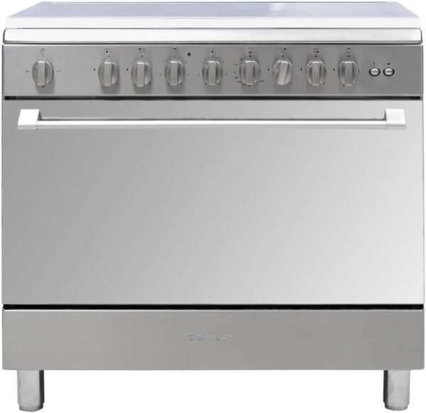 Bompani 90W x 60D (cm) Duel Fuel Gas Electric Cooker, Stainless Steel Model - BO683MH - 1 Year Warranty