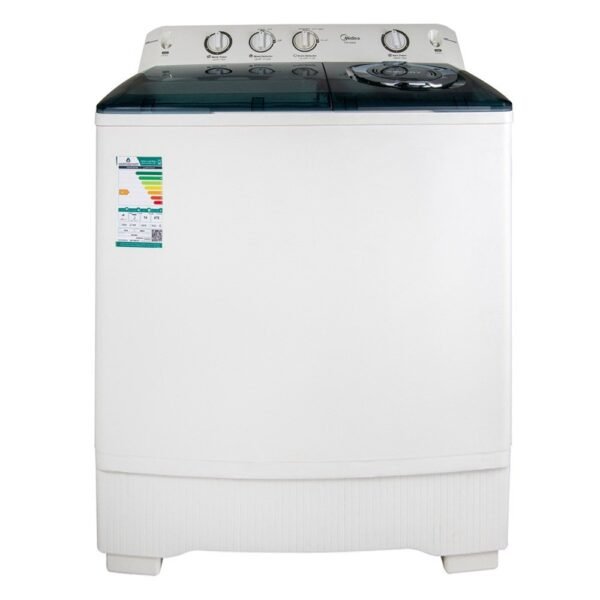 Midea 14Kg Twin Tub Washing Machine White Model MT100W160W-GCC | 1 Year Full Warranty - Image 2