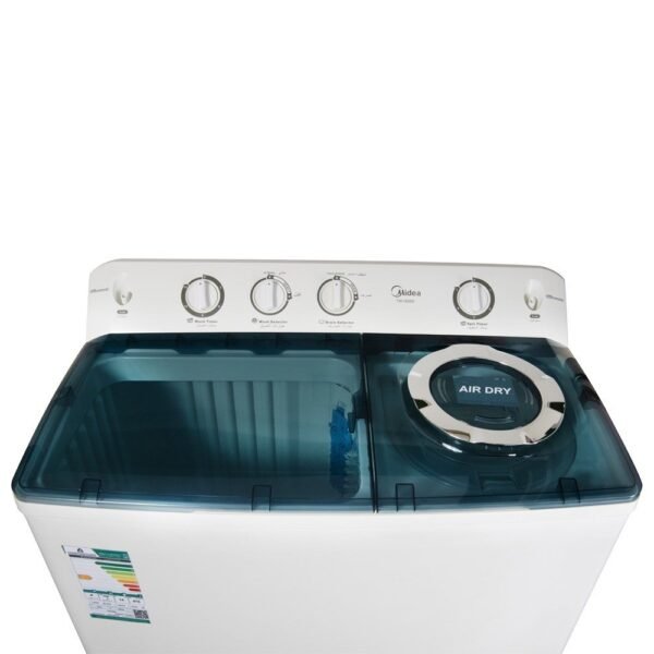 Midea 14Kg Twin Tub Washing Machine White Model MT100W160W-GCC | 1 Year Full Warranty - Image 3