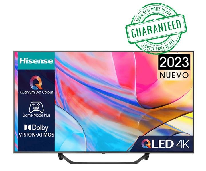 Hisense 75 Inch UHD 4K LED YouTube/ Netflix Smart TV Black Model 75A7K | 1 Year Full Warranty