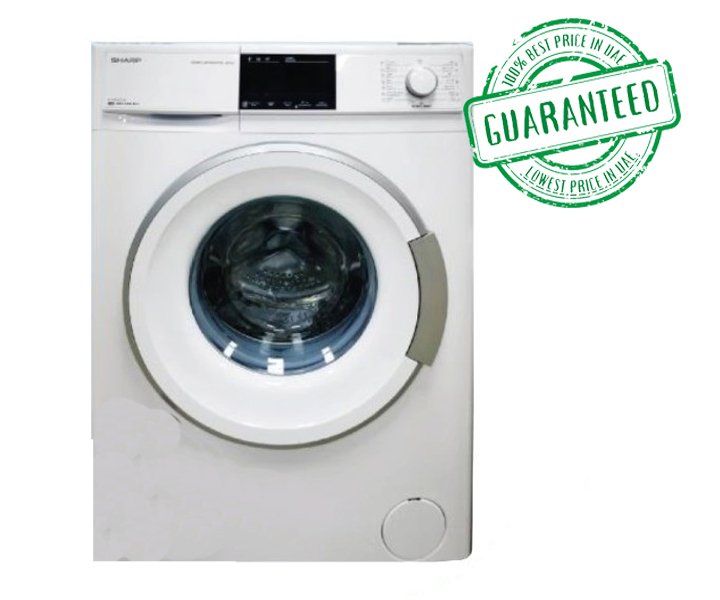 Sharp 9 Kg 1200 RPM Front Load Washing Machine Made in Turkey White Model-ES-FE912CZL-W