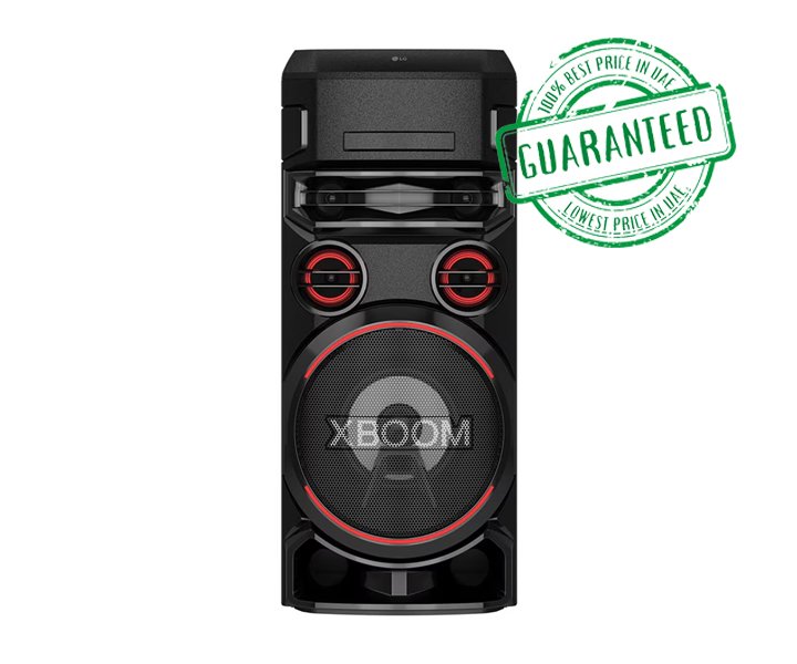 LG 500W One Body Speaker with Super Bass Boost Karaoke DJ Function Black Model ON7 | 1 Year Warranty